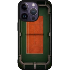 iPhone 15 Pro Case Hülle - Silikon schwarz Sports 2026 Tennis