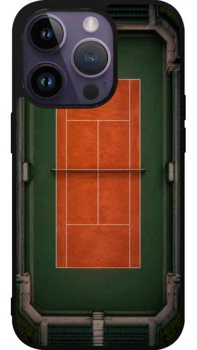 iPhone 15 Pro Case Hülle - Silikon schwarz Sports 2026 Tennis