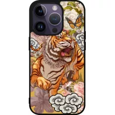 iPhone 15 Pro Case Hülle - Silikon schwarz Spring 23 japanese tiger