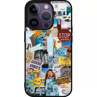 Coque iPhone 15 Pro - Silicone rigide noir Summer 2021 15