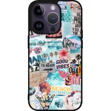 iPhone 15 Pro Case Hülle - Silikon schwarz Summer 20 collage