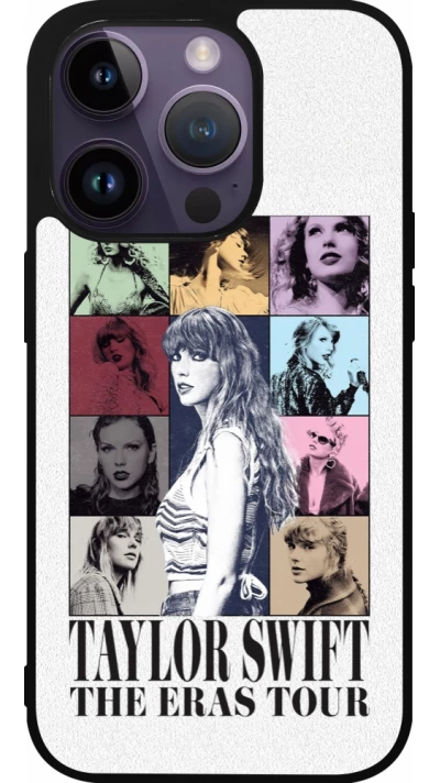 Coque iPhone 15 Pro - Silicone rigide noir Taylor Swift The Eras Tour