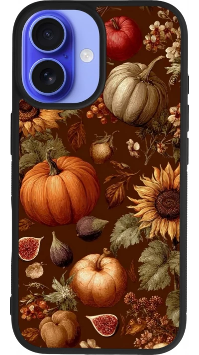 Coque iPhone 16 - Silicone rigide noir Autumn 26 Autumn still life