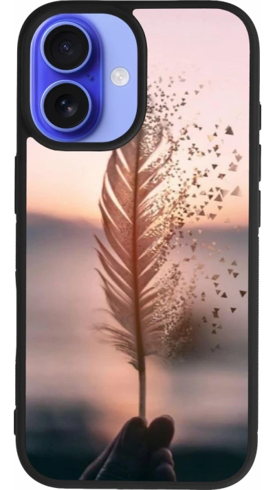 Coque iPhone 16 - Silicone rigide noir Hello September 11 19