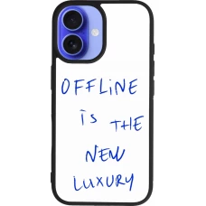iPhone 16 Case Hülle - Silikon schwarz Offline is the new luxury