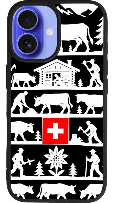 iPhone 16 Case Hülle - Silikon schwarz Poya Schweiz 1 schwarz