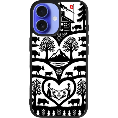 iPhone 16 Case Hülle - Silikon schwarz Poya Schweiz 2