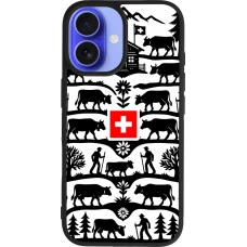 iPhone 16 Case Hülle - Silikon schwarz Poya Schweiz 3