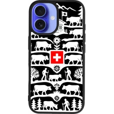 iPhone 16 Case Hülle - Silikon schwarz Poya Schweiz 3 schwarz