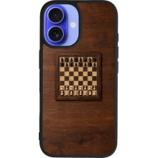 Coque iPhone 16 - Silicone rigide noir Sports 2026 Echec