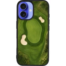 Coque iPhone 16 - Silicone rigide noir Sports 2026 Golf