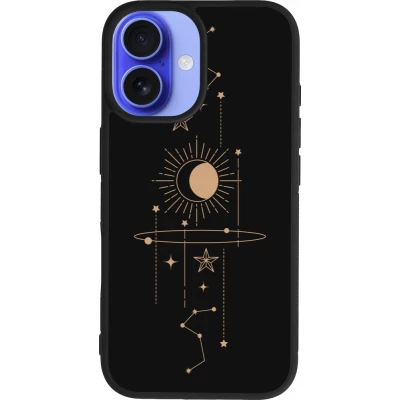 Coque iPhone 16 - Silicone rigide noir Spring 23 astro