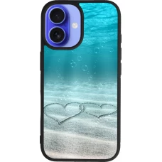 Coque iPhone 16 - Silicone rigide noir Summer 18 19