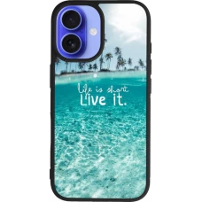 iPhone 16 Case Hülle - Silikon schwarz Summer 18 24