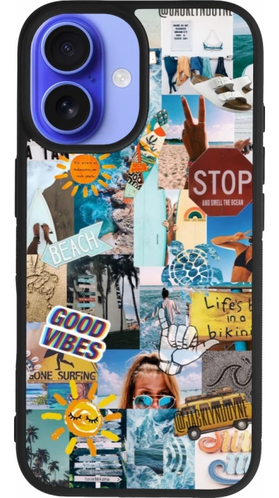 Coque iPhone 16 - Silicone rigide noir Summer 2021 15