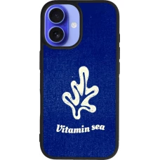 iPhone 16 Case Hülle - Silikon schwarz Vitamin sea Summer 2026