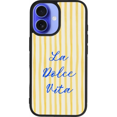 iPhone 16 Case Hülle - Silikon schwarz The good life 2026