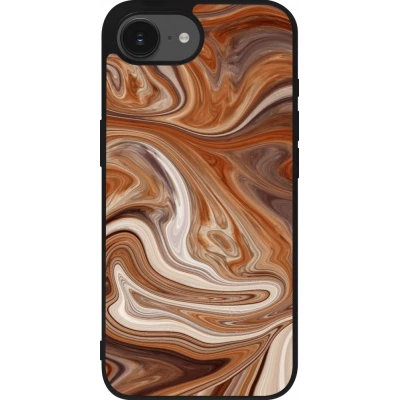 Coque iPhone 17e / 16e - Silicone rigide noir Autumn 2024 marbe