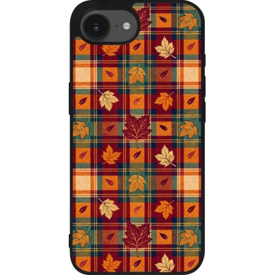 Coque iPhone 17e / 16e - Silicone rigide noir Autumn 26 Autumn pattern