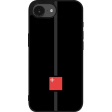 Coque iPhone 17e / 16e - Silicone rigide noir Canton SZ noir