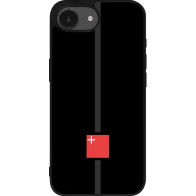 Coque iPhone 17e / 16e - Silicone rigide noir Canton SZ noir