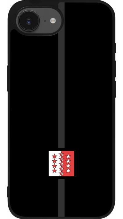 iPhone 16e Case Hülle - Silikon schwarz Kanton VS schwarz