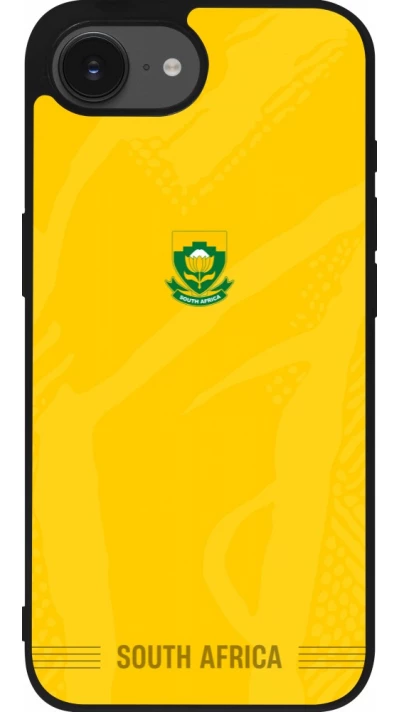 iPhone 17e / 16e Case Hülle - Silikon schwarz Südafrika 2026 personalisierbares Fussballtrikot