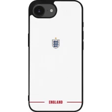 iPhone 17e / 16e Case Hülle - Silikon schwarz England 2026 personalisierbares Fussballtrikot