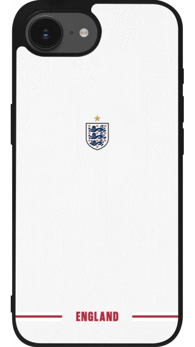 iPhone 17e / 16e Case Hülle - Silikon schwarz England 2026 personalisierbares Fussballtrikot