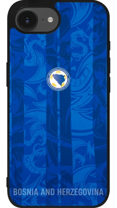 iPhone 17e / 16e Case Hülle - Silikon schwarz Bosnien und Herzegowina 2026 personalisierbares Fussballtrikot