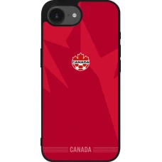 iPhone 17e / 16e Case Hülle - Silikon schwarz Kanada 2026 personalisierbares Fussballtrikot