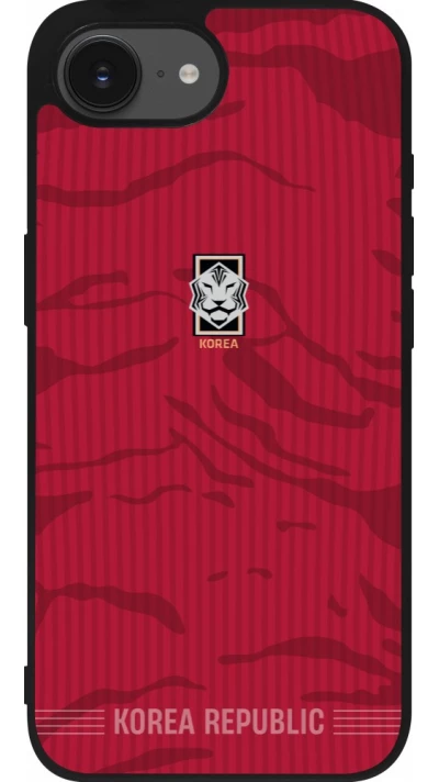iPhone 17e / 16e Case Hülle - Silikon schwarz Südkorea 2026 personalisierbares Fussballtrikot