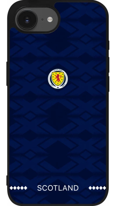 iPhone 17e / 16e Case Hülle - Silikon schwarz Schottland 2026 personalisierbares Fussballtrikot