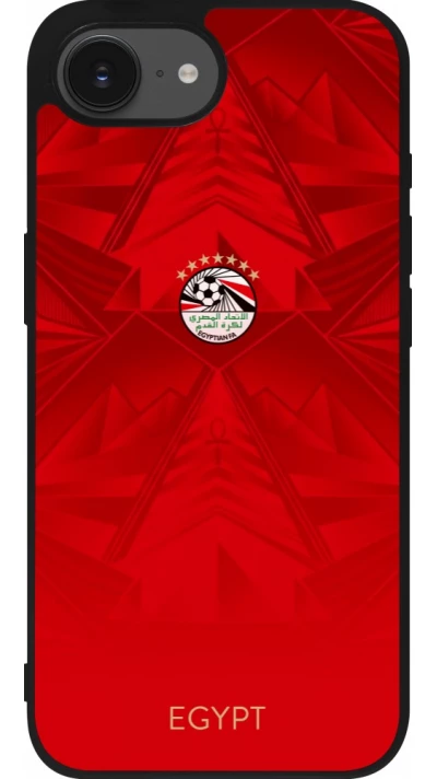 iPhone 17e / 16e Case Hülle - Silikon schwarz Ägypten 2026 personalisierbares Fussballtrikot