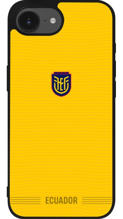iPhone 17e / 16e Case Hülle - Silikon schwarz Ecuador 2026 personalisierbares Fussballtrikot