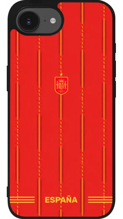 iPhone 17e / 16e Case Hülle - Silikon schwarz Spanien 2026 personalisierbares Fussballtrikot