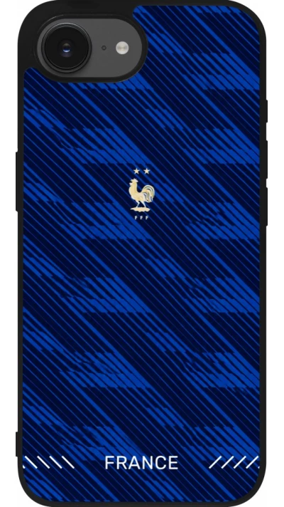 iPhone 17e / 16e Case Hülle - Silikon schwarz Frankreich 2026 personalisierbares Fussballtrikot