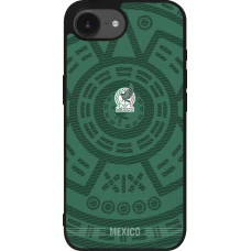 iPhone 17e / 16e Case Hülle - Silikon schwarz Mexiko 2026 personalisierbares Fussballtrikot