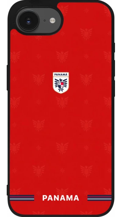 iPhone 17e / 16e Case Hülle - Silikon schwarz Panama 2026 personalisierbares Fussballtrikot
