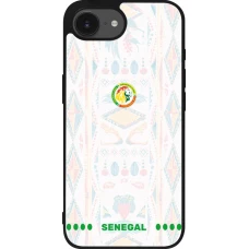iPhone 17e / 16e Case Hülle - Silikon schwarz Senegal 2026 personalisierbares Fussballtrikot