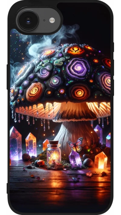 Coque iPhone 17e / 16e - Silicone rigide noir Halloween Potion Magic