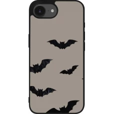iPhone 17e / 16e Case Hülle - Silikon schwarz Halloween 2026 Bats