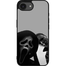 iPhone 17e / 16e Case Hülle - Silikon schwarz Halloween 2026 Scream and Michael Myers