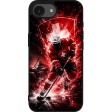 iPhone 17e / 16e Case Hülle - Silikon schwarz Hockey World Championship Player