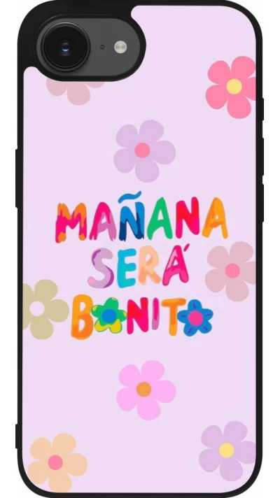 iPhone 17e / 16e Case Hülle - Silikon schwarz Karol G Manana sera bonito