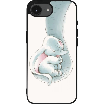 Coque iPhone 17e / 16e - Silicone rigide noir Mom 1903