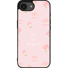 Coque iPhone 17e / 16e - Silicone rigide noir Mom 2023 your are magical