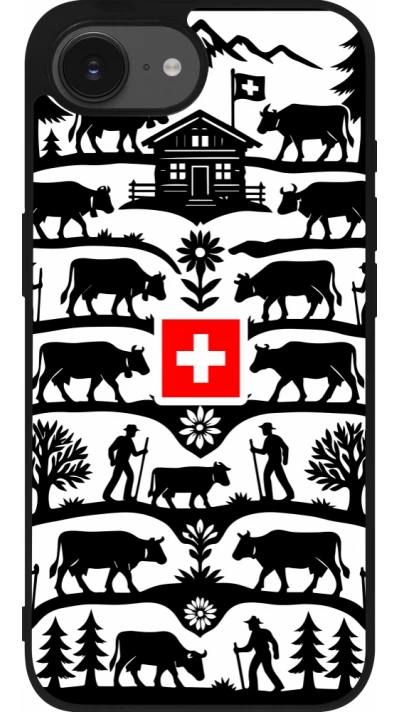 iPhone 16e Case Hülle - Silikon schwarz Poya Schweiz 3