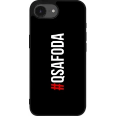iPhone 16e Case Hülle - Silikon schwarz Qsafoda 1