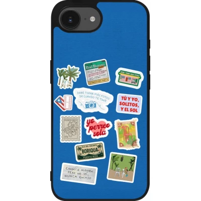 Coque iPhone 17e / 16e - Silicone rigide noir Seals of the Dominican Republic DTMF